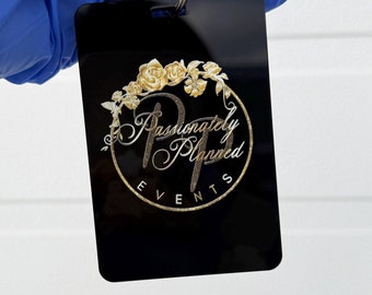 Custom Acrylic NFC Trade Show Tag: Tap to Connect