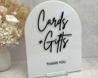 Arch Sign with 3D writing | Custom Writing | Gifts & Cards | Wedding Sign