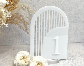 3D Number Acrylic Table Number - Gateway Arch