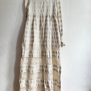 Rare Vintage 60s 70s British Designer Jean Varon Original Lace Summer Dress image 6