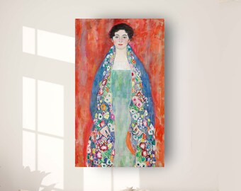 Portrait of Fraulein Leiser, Gustav Klimt Print, Gustav Klimt Poster, Gustav Klimt Painting, Klimt, Fraulein Lieser, Trending Wall Art