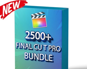 Plus de 2500 packs Final Cut Pro pour Fcpx, compatible MacOS/M1