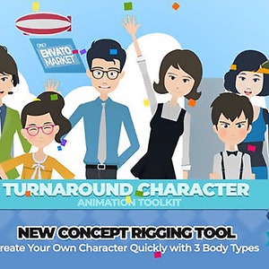 Turnaround Character Animation Toolkit For After Effects