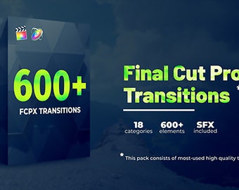 600+ Transitions FCPX For Final Cut Pro/Apple motion