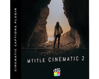 TITOLO CINEMATIC 2 per (FCPX) Final Cut Pro compatibile con MacOS/M1