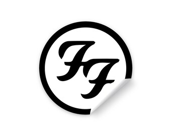 T-Shirt Black NEW & OFFICIAL! Foo Fighters 'Gold FF Logo'