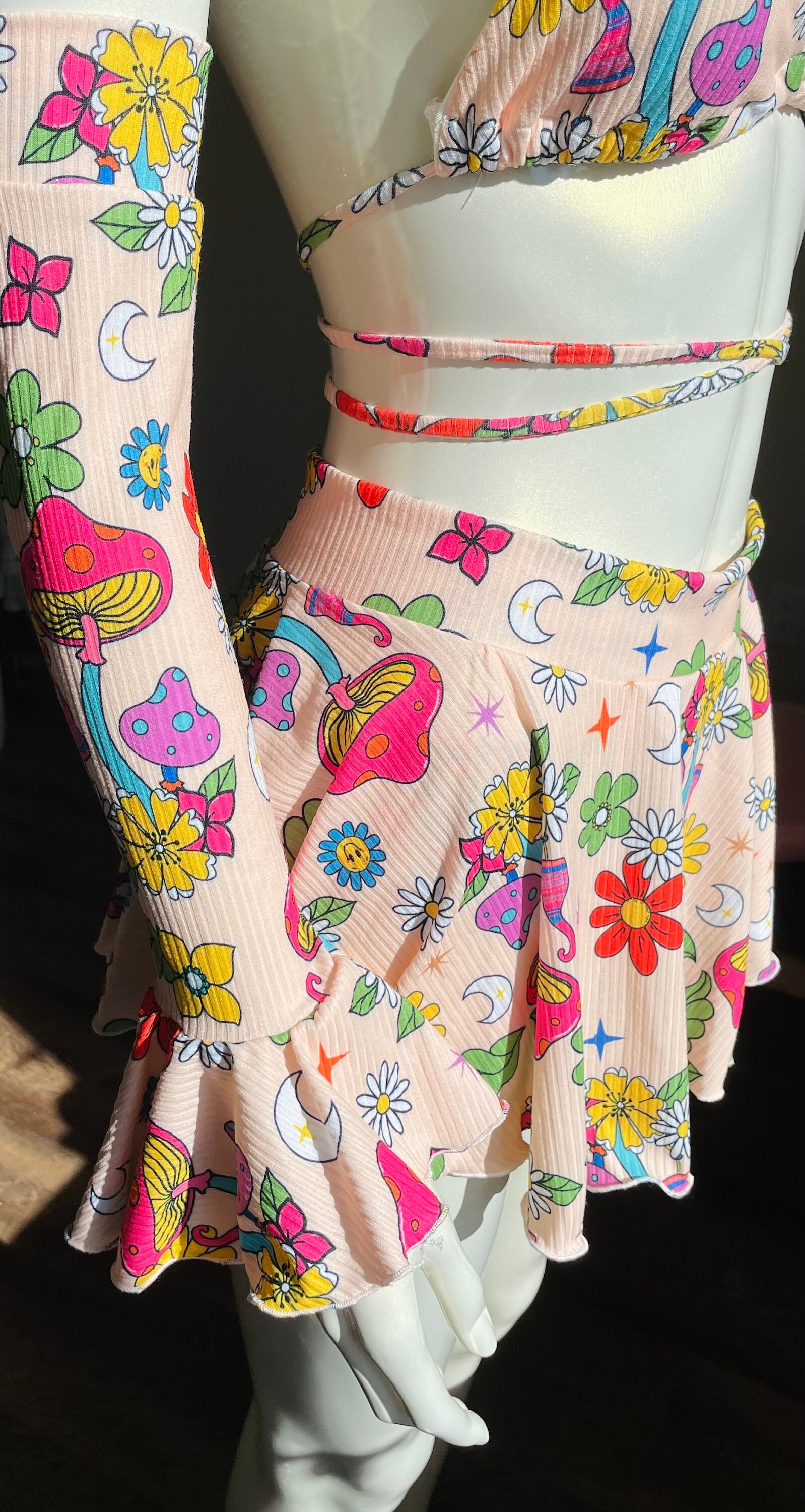 Mushroom Outfit/ Cute Mushroom Set/ Festival Mushroom Outfit Etsy