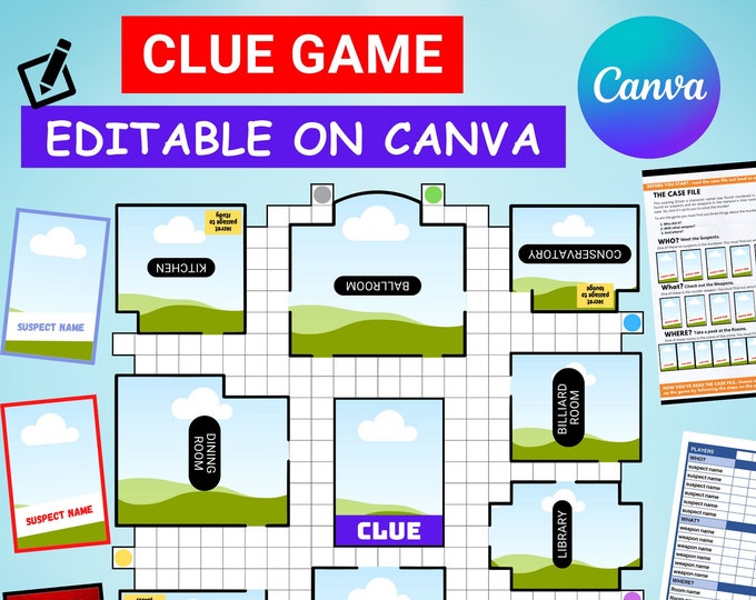 Blank Board Game, DIY Board Game, Crafts for Teens, Blank Game Board