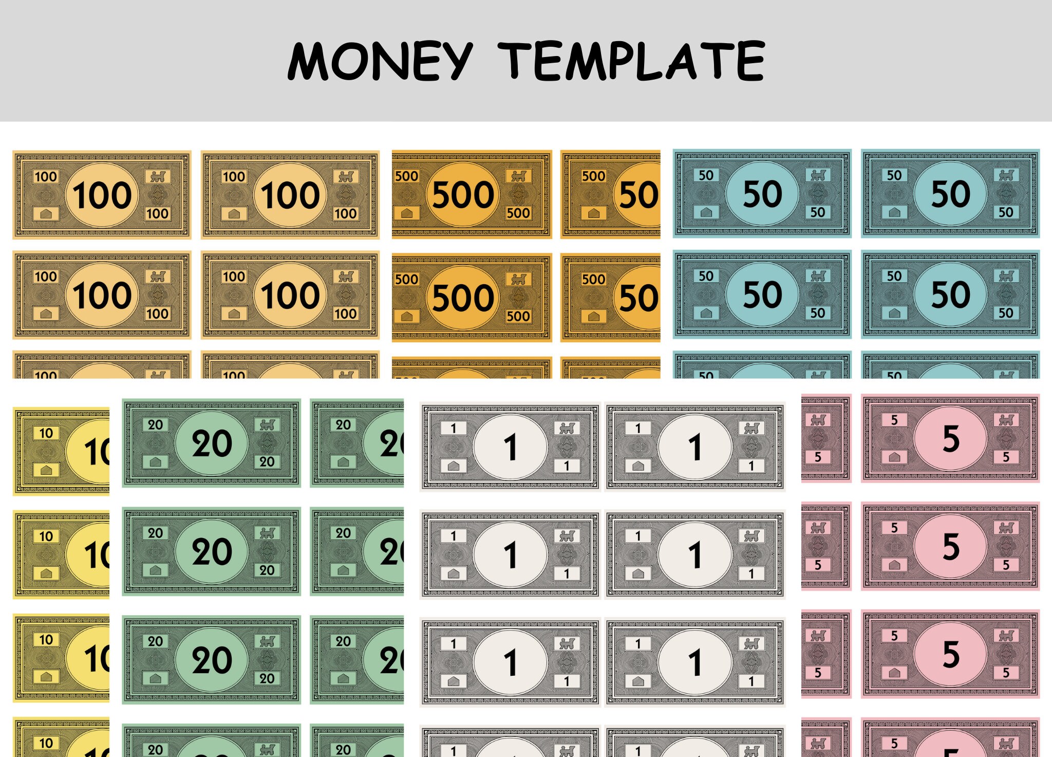 Plantilla de Monopoly personalizada Canva / Juegos de mesa Monopoly