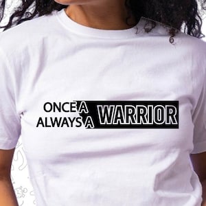 Once a Warrior Always a Warrior Svg File, School Mascot Svg, Pride Svg