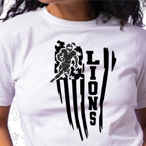Lions Football Svg File