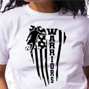 Warriors Svg File, American Flag Svg, Soccer Svg