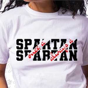 Once a Spartan Always a Spartan Svg File, School Mascot Svg, Pride Svg