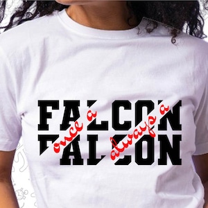 Once a Falcon Always a Falcon Svg Datei, Schulmaskot Svg, Pride Svg