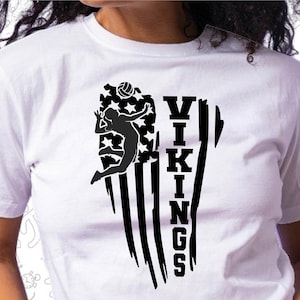 Vikings Svg File, American Flag Svg, Volleyball Svg