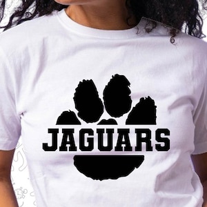 Jaguars Svg, Paw Svg, School Pride, Monogram Svg, Cut for Cricut and Silhoutte,