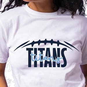 Titans Svg, Football Laces Svg, Cut for Cricut and Silhoutte