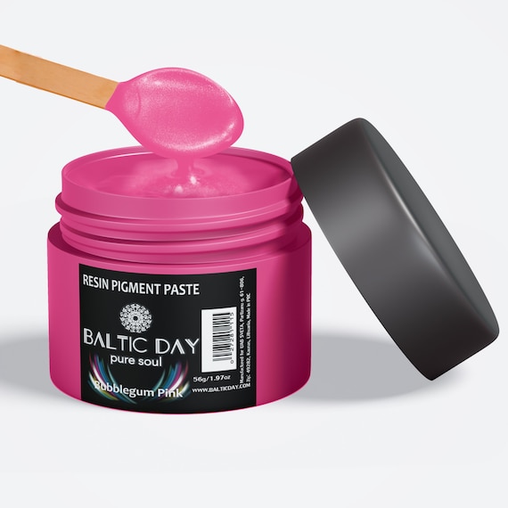 Baltic Day Highly Pigmented Resin Pigment Paste bubblegum Pink 2 Oz  Paste/jar Epoxy Resin Color Pigment Mica Powder Dye for Resin 