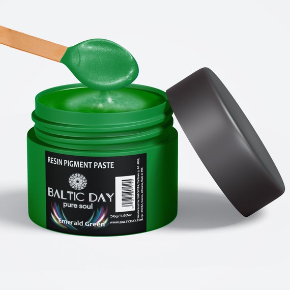 Highly Concentrated Light Green Epoxy Pigment Paste , Resin