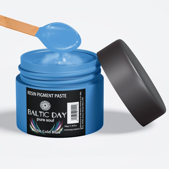 Baltic Day Highly Pigmented Resin Pigment Paste arctic Cold Blue 2 Oz  Paste/jar Epoxy Resin Color Pigment Mica Powder Dye Resin 