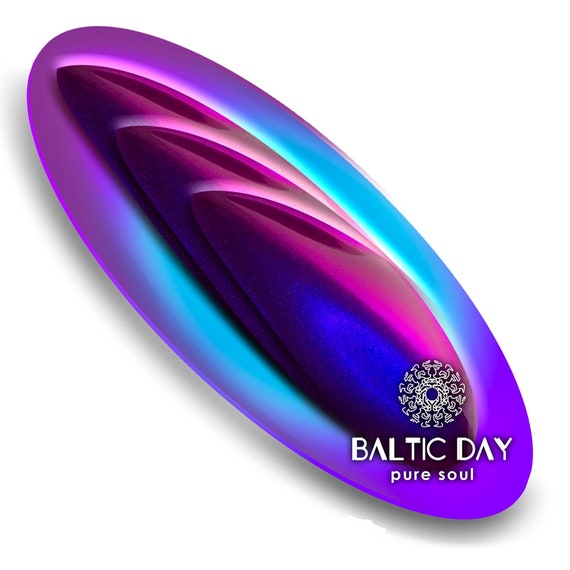 Baltic Day Color Shift Mica Powder Chameleon Pigment Violet Blue Cyan  Purple Color Shifting Intense Pearl Pigment Art 25g 