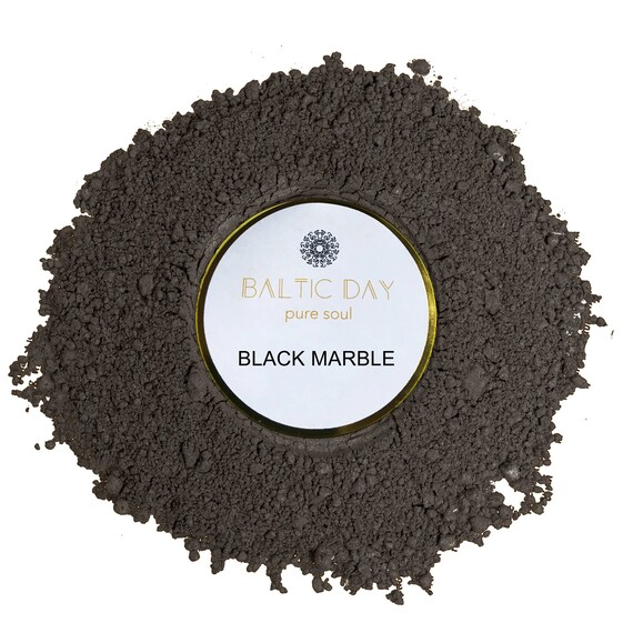 Baltic Day black Marble Mica Powder for Epoxy Resin Art Pigment
