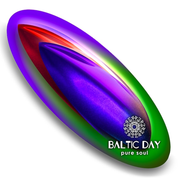 Baltic Day - Color Shift Mica Powder | Pigment caméléon - | pourpre | rouge | bleu Vert - Pigment perlé mouvant pour résine, ongles - 25g