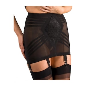 rago women's six strap shaper garter belt Style 3184 | Six Strap Soft Shaping Garter Belt main image 1