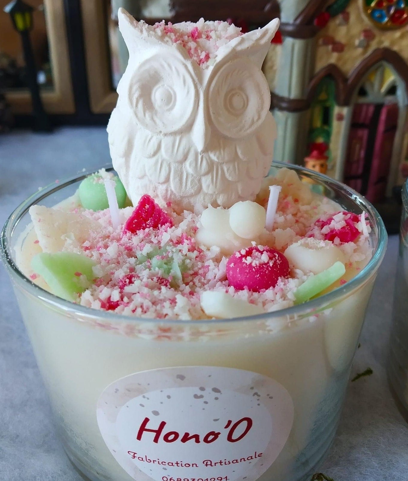 Bougie Personnage Hibou