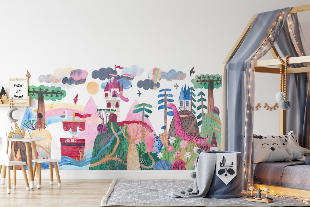 Wall Decal 1005 Mural Peel & Stick Kids Bedroom Nursery Playroom Décor ...