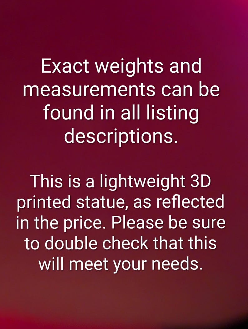 Hecate Statue / Triformis Hekate Sculpture / 3D Printed Lightweight PLA / Triple Goddess of Witchcraft / Soteira / Alcamenes Epipyrgidia image 7