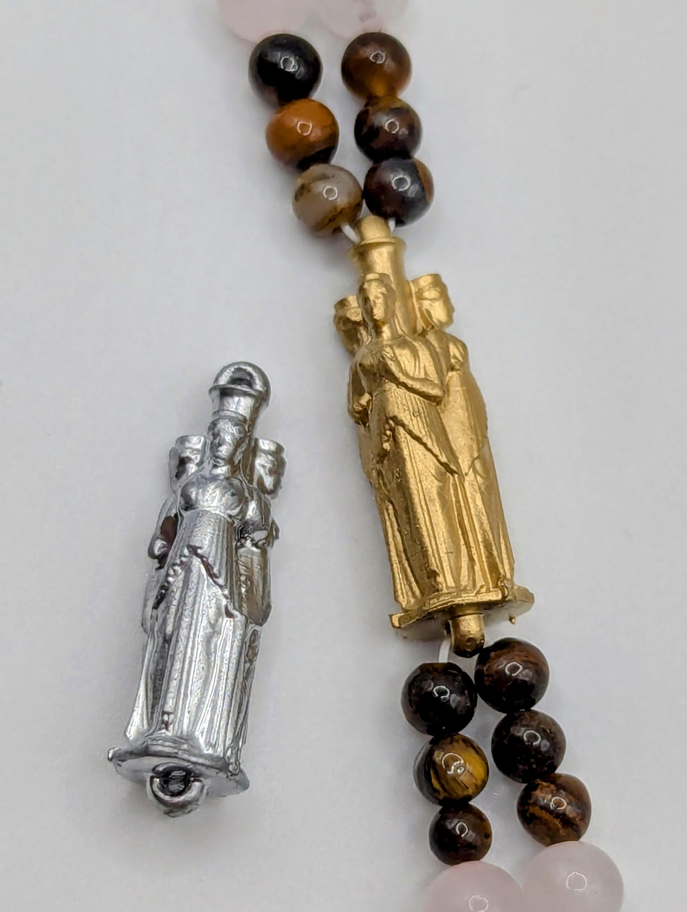 Hekate Bead: Double Loop Charm, 30mm, 3D Printed Resin, DIY Jewelry