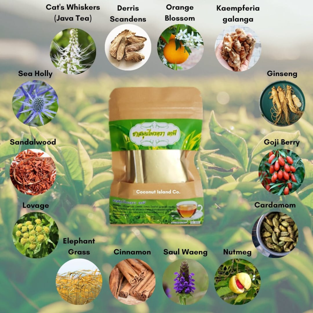 Tepee Herbal Tea Thai Herbal Pain Relieving Tea Etsy