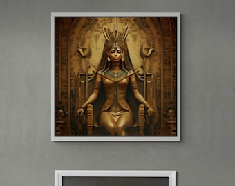 エジプトの油絵 エジプトの油絵