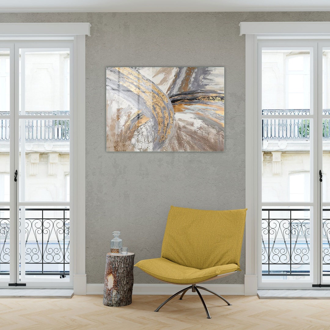 Glass Wall Art, Luxury Wall Art, Tempered Glass Wall Art, Large Wall ...