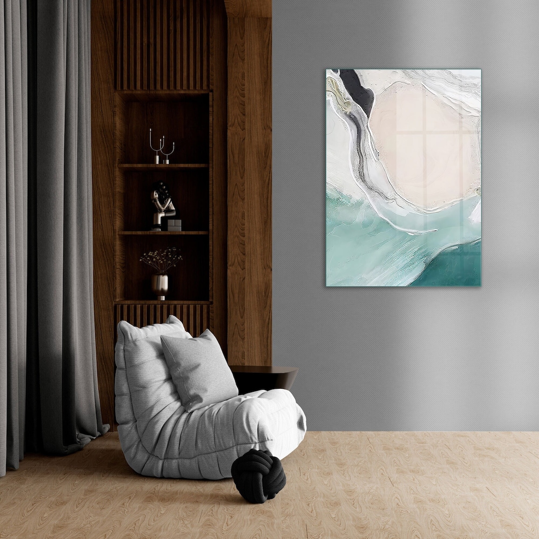 Glass Wall Art, Light Color Wall Art, Tempered Glass Wall Art, Wall Hangings, Oil Painting Wall ...