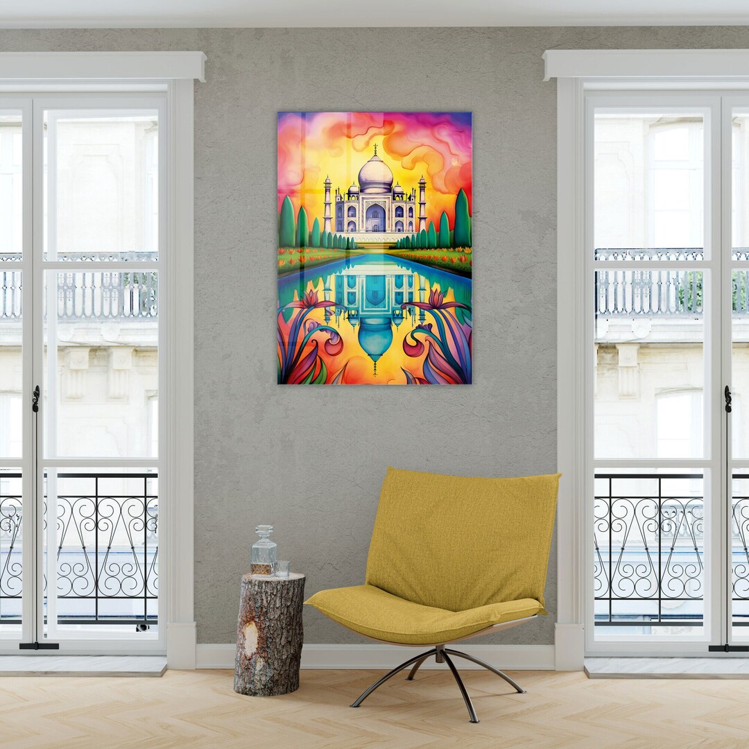 Glass Wall Art, Famous Places Wall Art, Tempered Glass Wall Art, Wall
