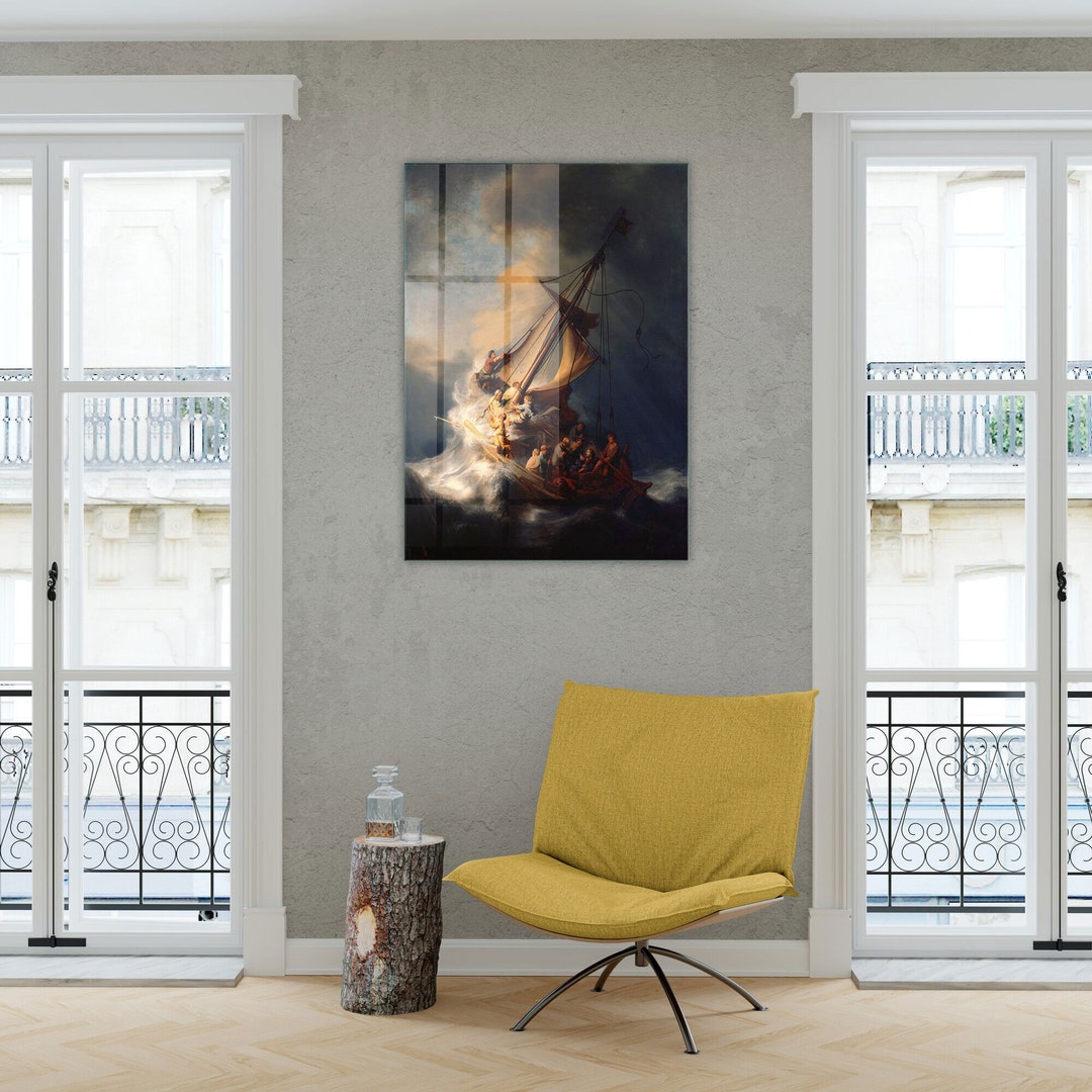 Glass Wall Art, Rembrandt Van Rijn, Tempered Glass Wall Art, Wall