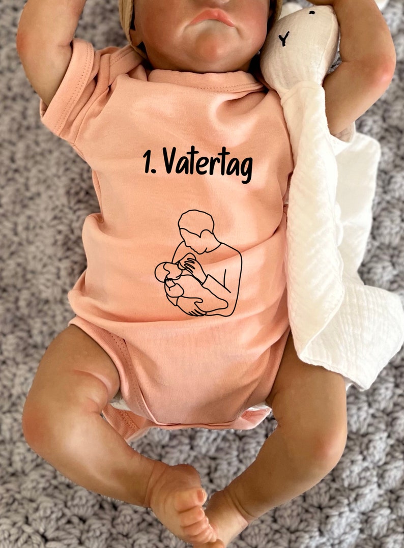 Vatertag Babybody personalisiert/ verschiedene Designs & Farben/ personalisierbares Vatertagsgeschenk/ Geschenk für Babypapa/ Babygeschenk Bild 7