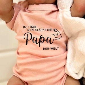 Vatertag Babybody personalisiert/ verschiedene Designs & Farben/ personalisierbares Vatertagsgeschenk/ Geschenk für Babypapa/ Babygeschenk Bild 4