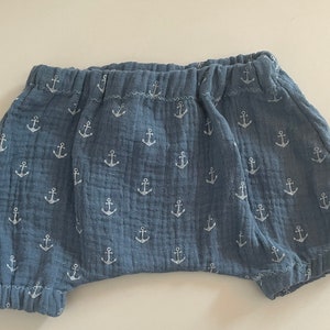 Sommer-Pumphose aus Baumwolle/ Pumphose für Neugeborene, Kleinkind-Sommerhose Musselin/ Baby Musselinpumphose/ Musselinhose/ Sommerhose Baby Bild 2