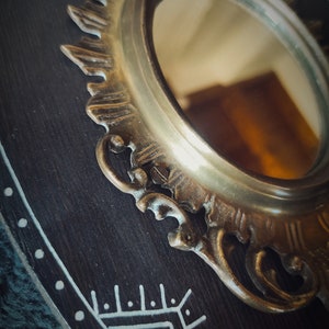 miroir ancien sorcière gothique sombre decoration image 5