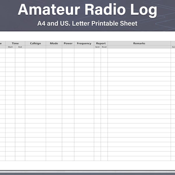 Radio Ham Log Etsy UK radio-ham-log-etsy-uk