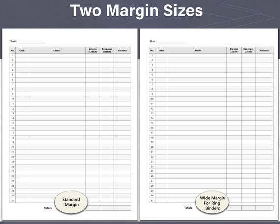 400 Pcs Ledger Sheets 5 X 8.5 Extra Sheets Ledger Paper Books - View #11