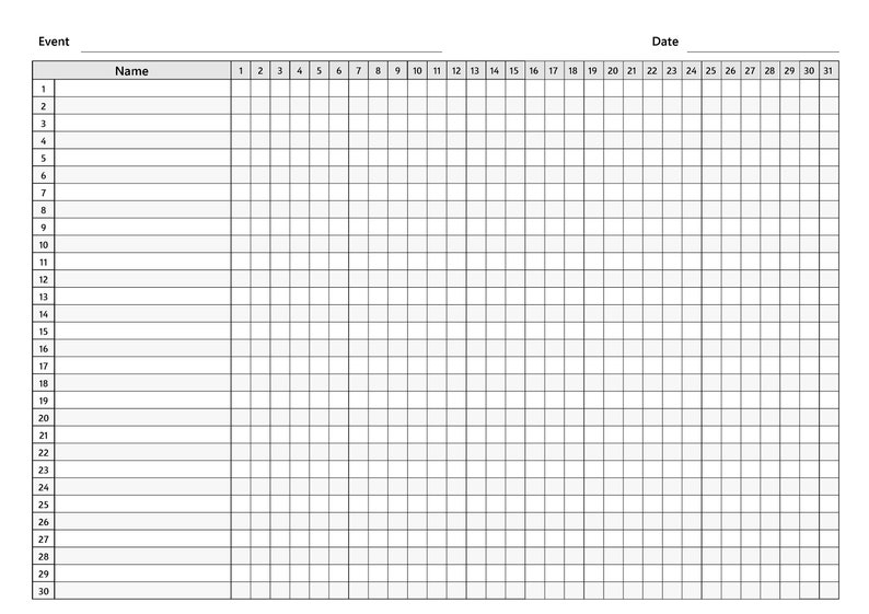 Attendance Tracker Printable Attendance Sheet Home School Tracker Attendance Tracker Printable Attendance Sheet Home School Tracker