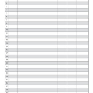 May include: A blank financial ledger with a purple header. The ledger includes columns for date, details, income, expenses, and balance. It has spaces for 31 entries, with fields for start and end balances.