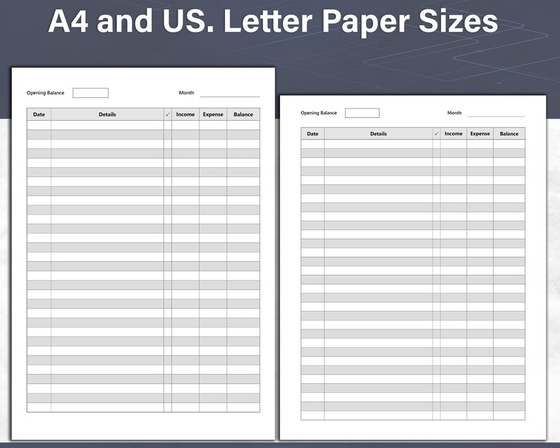 Accounting Ledger, Fillable and Printable Accounts Template, Business ...