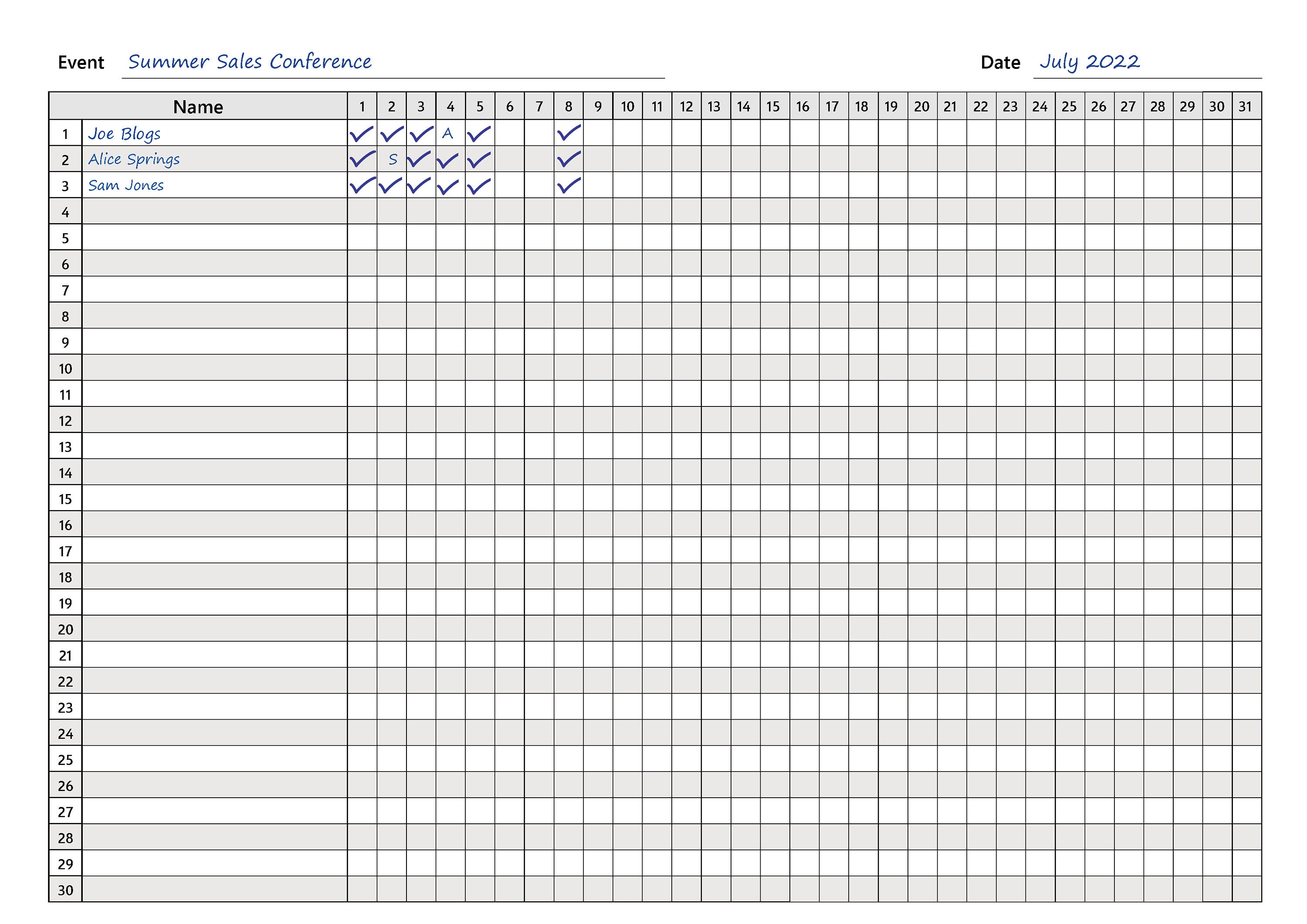 Attendance Tracker Printable Attendance Sheet Home School Tracker Attendance Tracker Printable Attendance Sheet Home School Tracker
