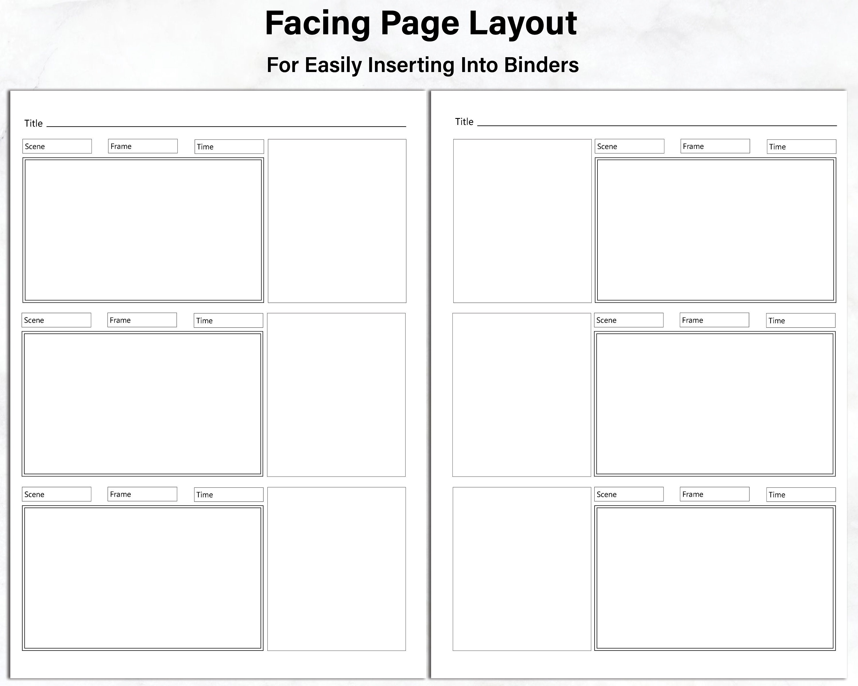 Storyboard Template Printable Storyboard Planner Digital Etsy Australia Storyboard Template Printable Storyboard Planner Digital Etsy Australia