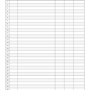 Printable Accounting Ledger and Money Tracker